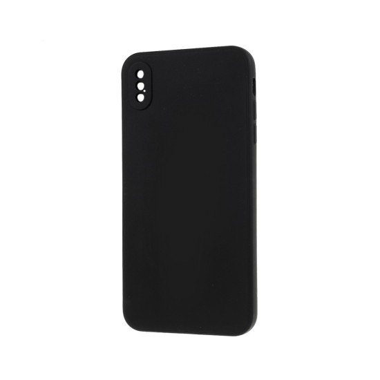 Capa de Silicone Macio para Apple iPhone XS Max Preto